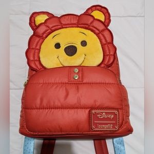 Loungefly Disney Winnie The Pooh Puffer Jacket Backpack